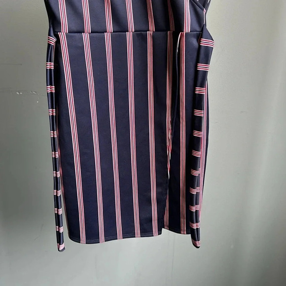 Rebel Sugar Red White & Blue Dress | Patriotic Dress | Wrap Dress - Picture 4 of 8